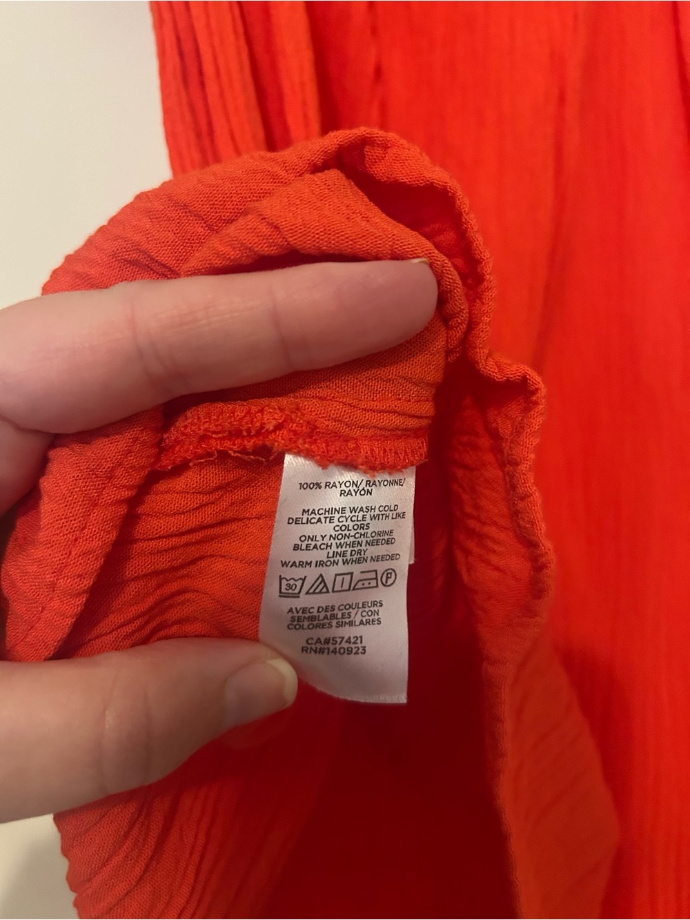 LOFT Red Off-Shoulder Ruffle Tunic - Picture 3 of 3